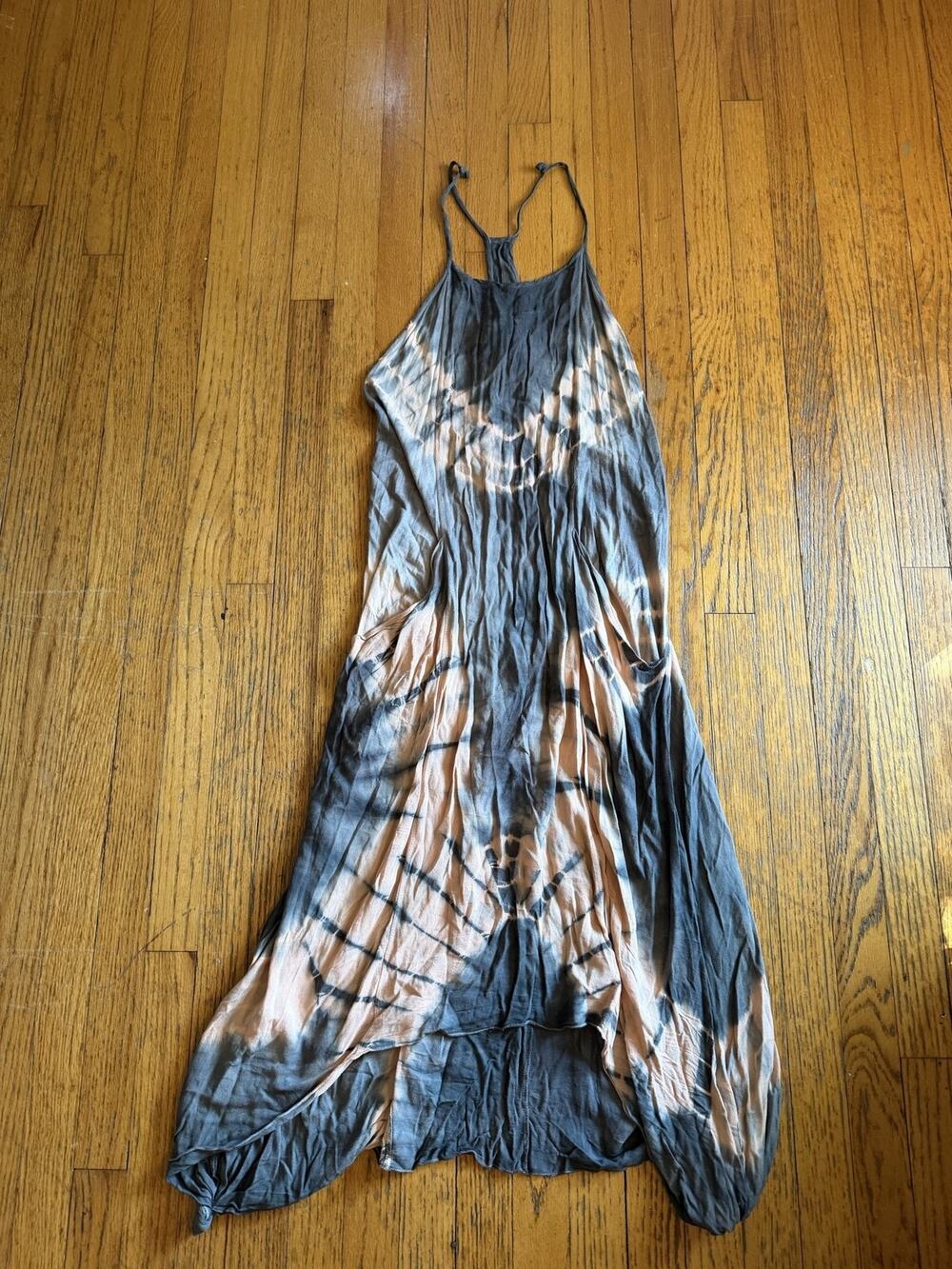 Sloane Rouge Asymmetrical Maxi SunDress Womens Large